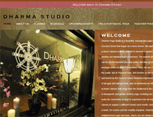 Tablet Screenshot of dharmastudio.com